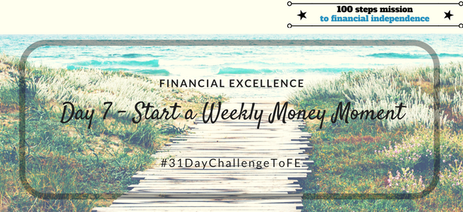 Day 7: Start a Weekly Money Moment