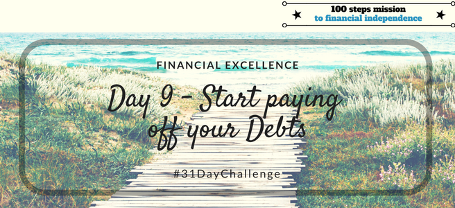 Day 9: Start paying off your Debts