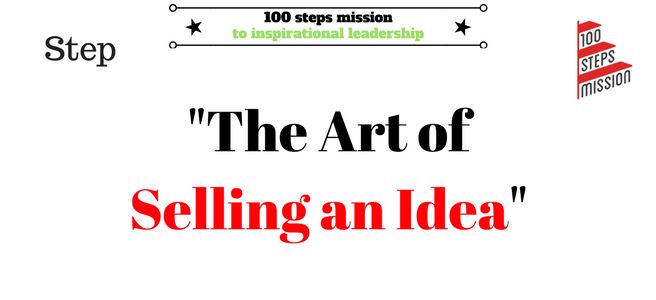 Art of selling an idea